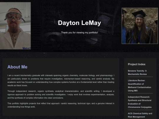Academic_Portfolio screenshot