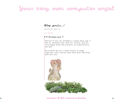 blog screenshot