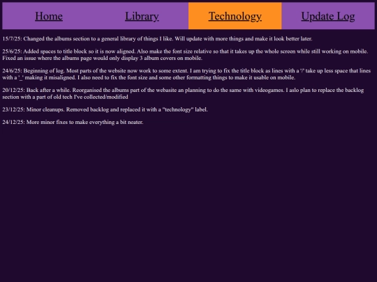 log screenshot