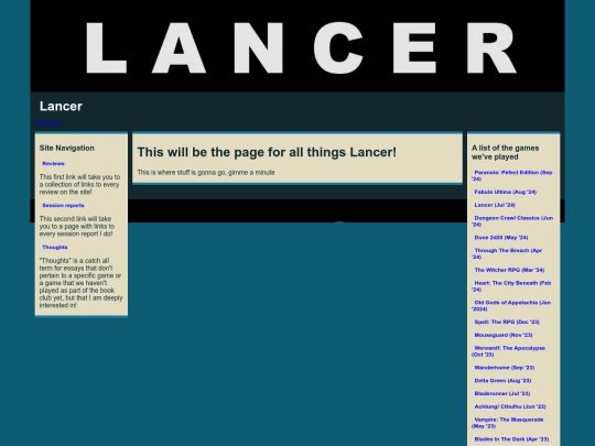 Lancer/LancerHome screenshot