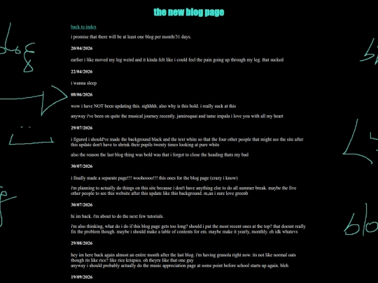 blog screenshot