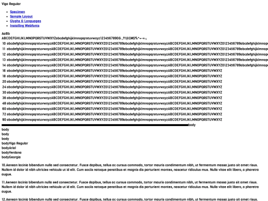 webfontkit-20231130-222412/viga-regular-demo screenshot
