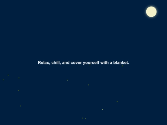 blanket screenshot