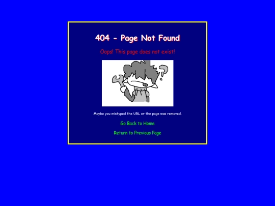 not_found screenshot