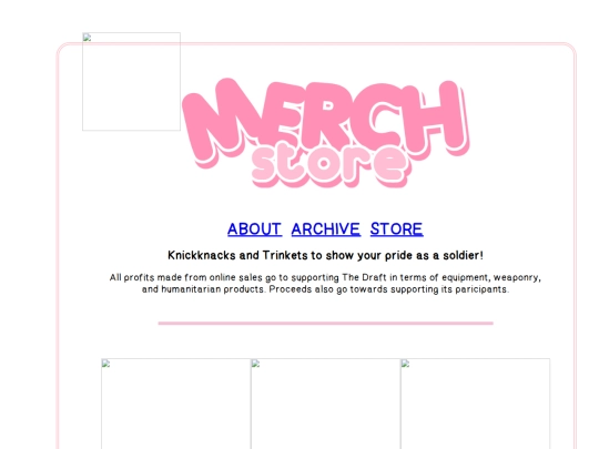 merch screenshot