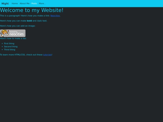 posts screenshot