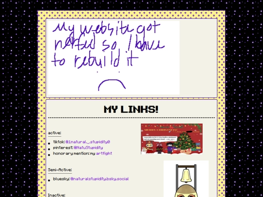 links screenshot