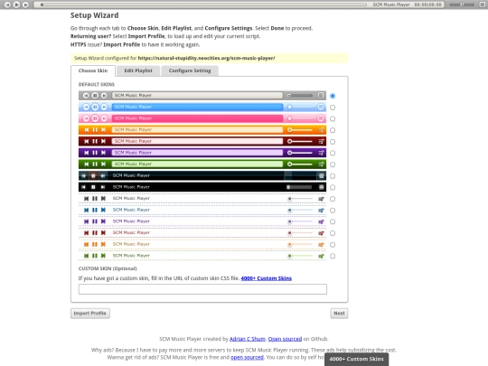 scm-music-player screenshot