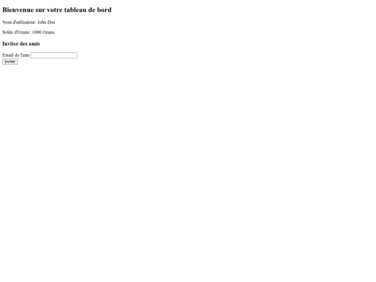 dashboard screenshot