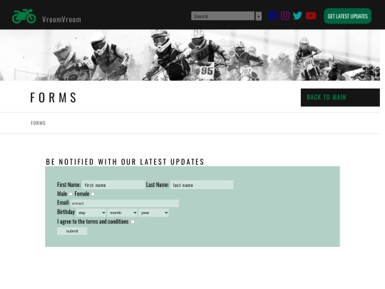 forms screenshot