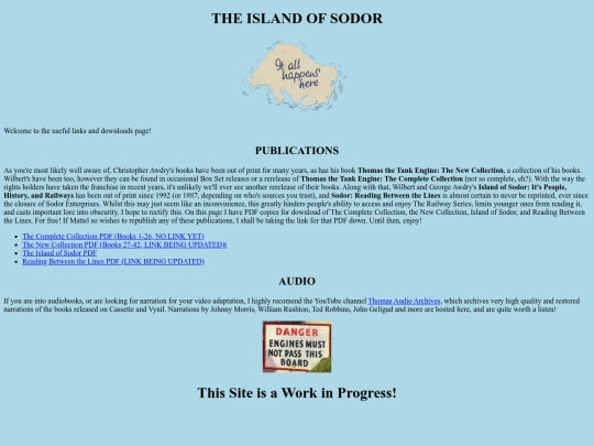 links screenshot
