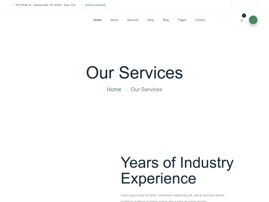 services screenshot