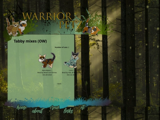 crew/tabby/tabbymixesowp4 screenshot