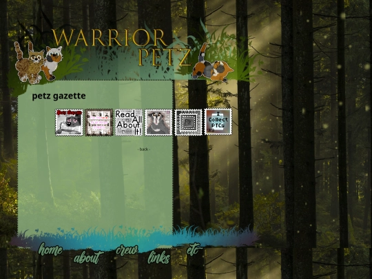 etc/stampcollection/petzgazette screenshot