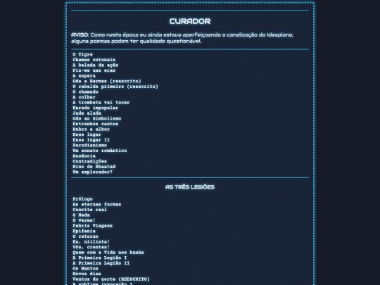 biblioteca/poemas screenshot