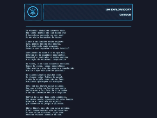 biblioteca/poemas/curador/umexplorador screenshot