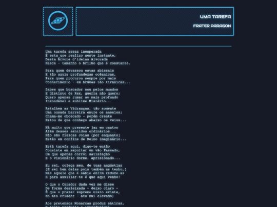 biblioteca/poemas/paragon/umatarefa screenshot