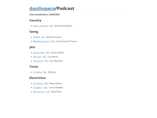 Podcast/Podcast screenshot