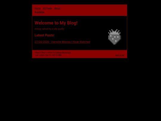 blog screenshot