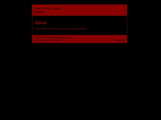 blog/info/about screenshot