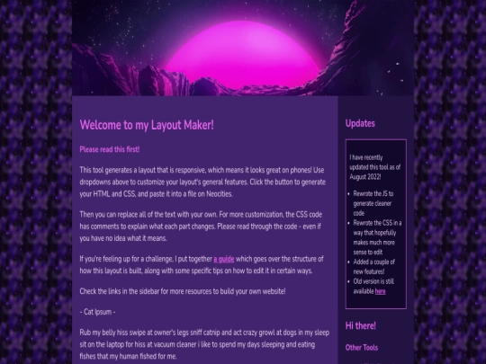 index screenshot
