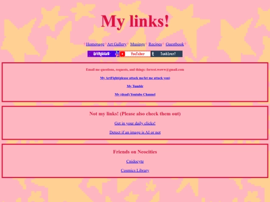 links screenshot