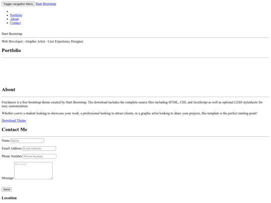 index screenshot