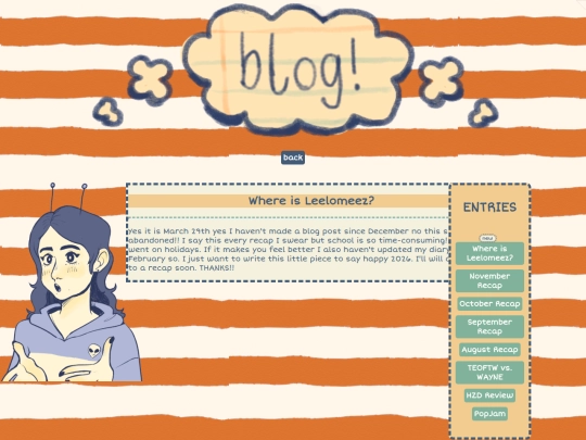 blog screenshot