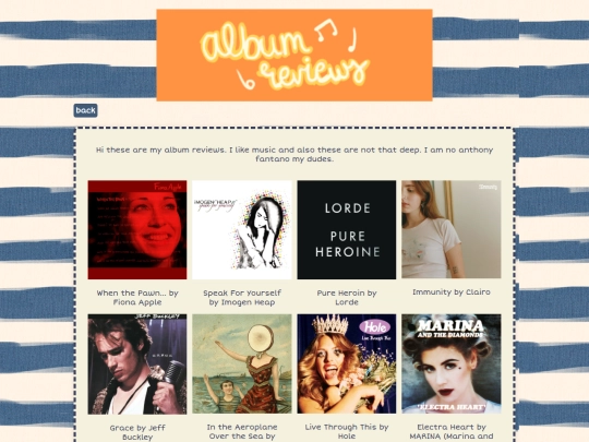 stuff/album/albums screenshot