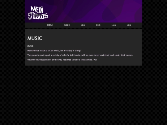musicpage screenshot