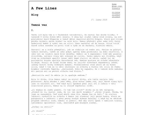 blog screenshot