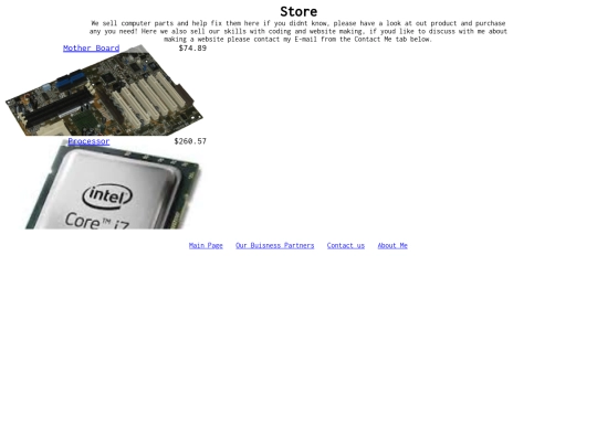 StorePage screenshot