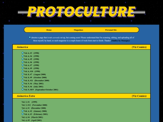 magazine-list screenshot