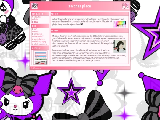 blog screenshot