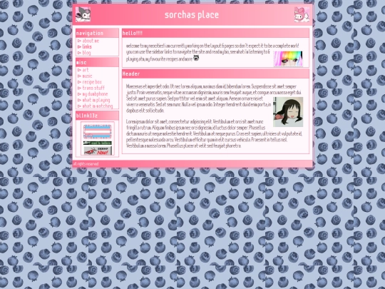 links screenshot