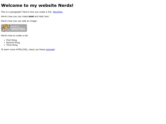 index screenshot