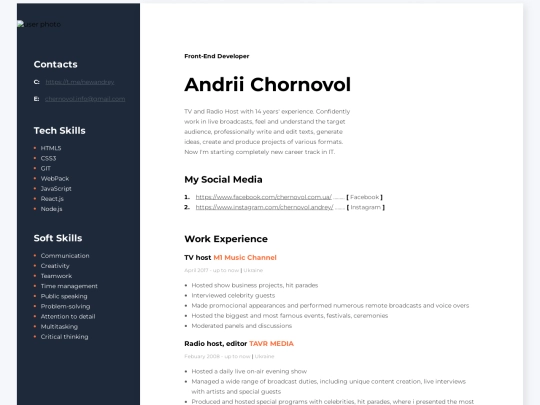 index screenshot