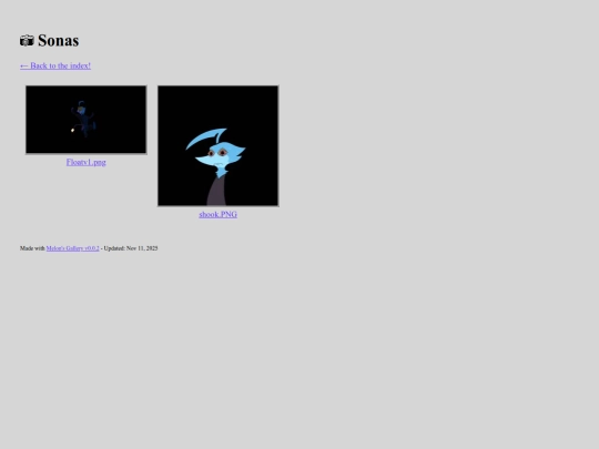 galleries/ARTSY/sonas screenshot