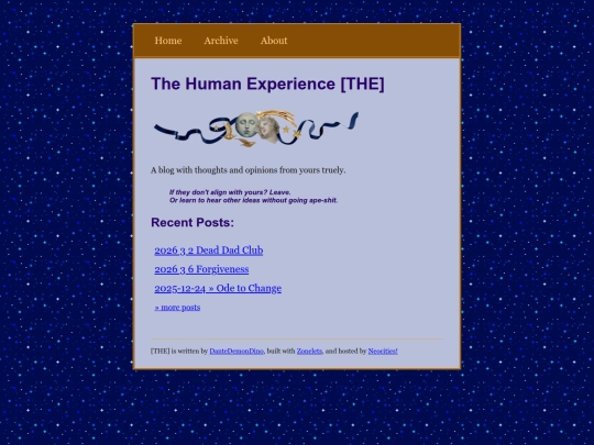 subpages/THE Blog screenshot