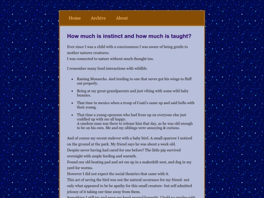 subpages/THE Blog/posts/2026-5-2-Reflection-on-our-Nature screenshot