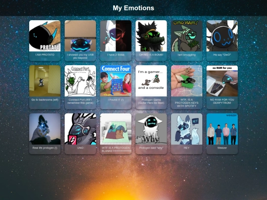 feelings screenshot