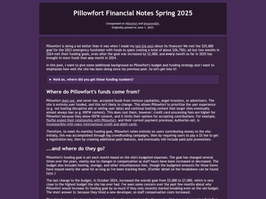 pillowfort/spring-2025 screenshot