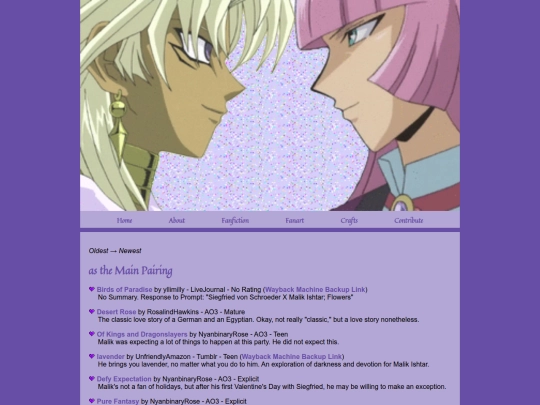 fanfiction screenshot