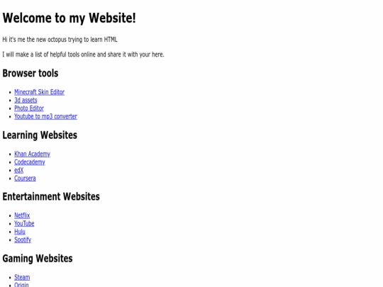 index screenshot