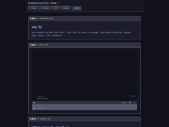 chat screenshot