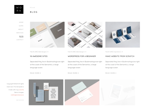 work/blog screenshot