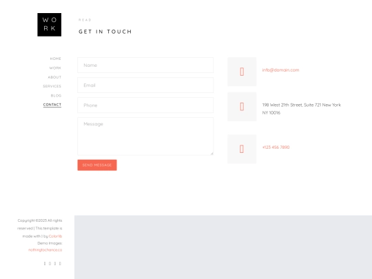 work/contact screenshot