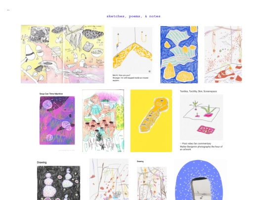 sketches and poems/sketches screenshot