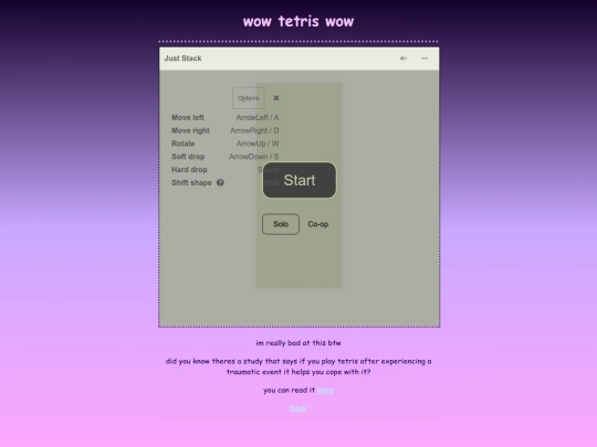 tetris screenshot
