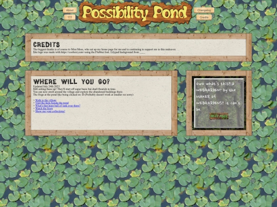 home/credits screenshot